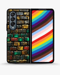 Creslia designer back cover phone case - designer back cover phone case samsung galaxy z fold 4