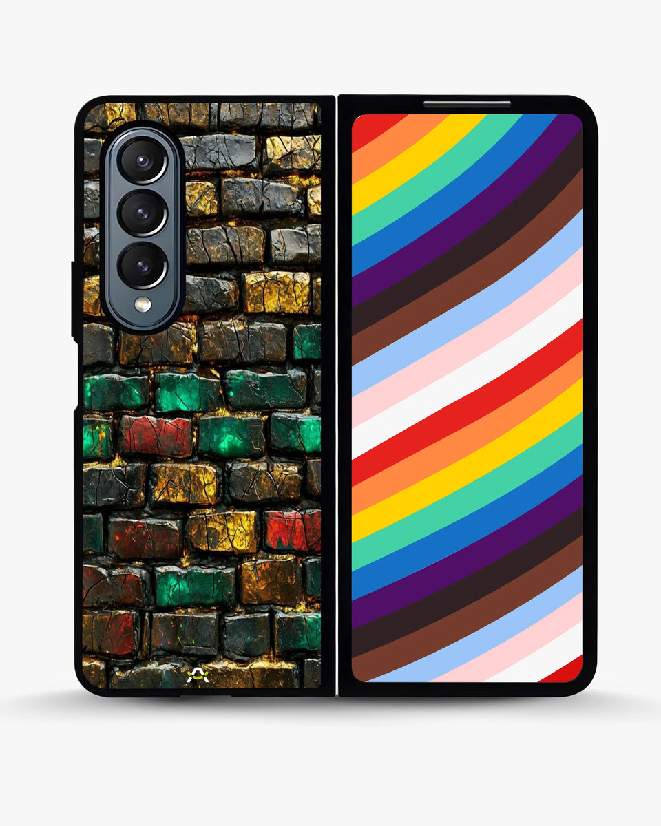 Creslia designer back cover phone case - designer back cover phone case samsung galaxy z fold 4