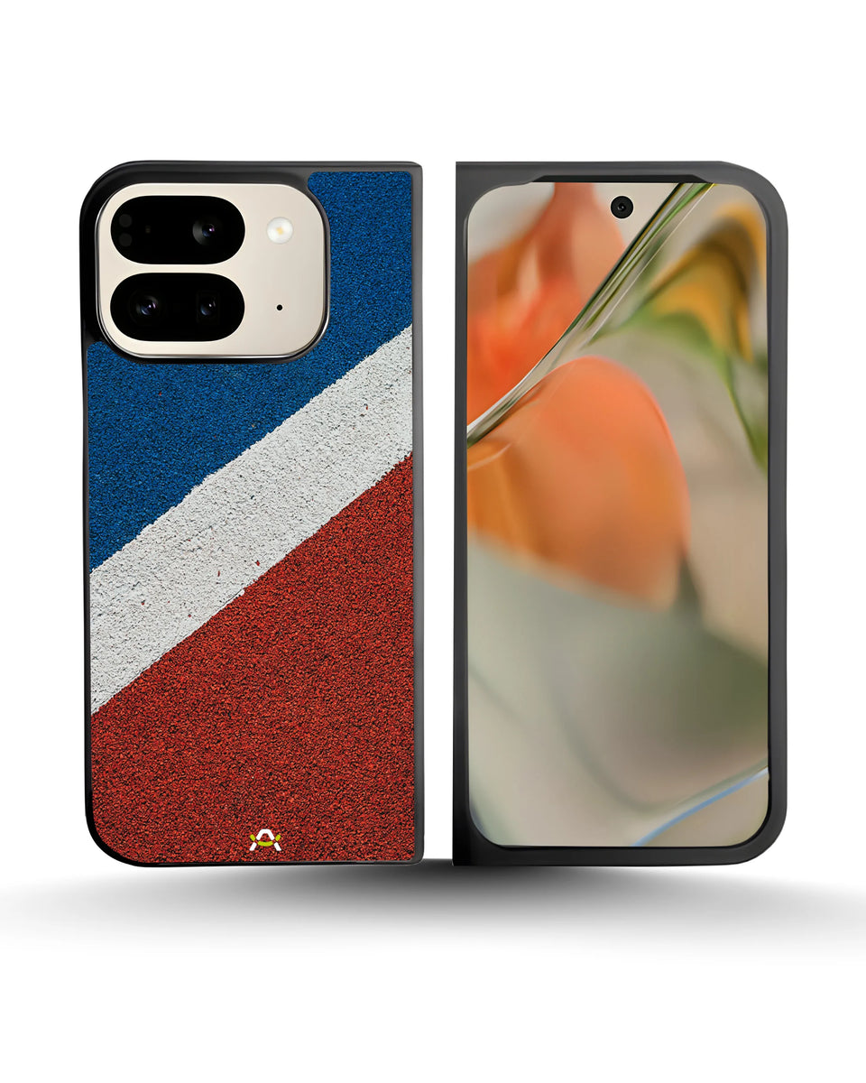 Creslia diagonal stripes phone case - diagonal stripes phone case google pixel 9 pro fold