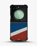 Creslia diagonal stripes phone case - diagonal stripes phone case samsung galaxy z flip 6