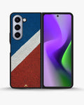Creslia diagonal stripes phone case - diagonal stripes phone case samsung galaxy z fold 5