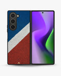 Creslia diagonal stripes phone case - diagonal stripes phone case samsung galaxy z fold 6