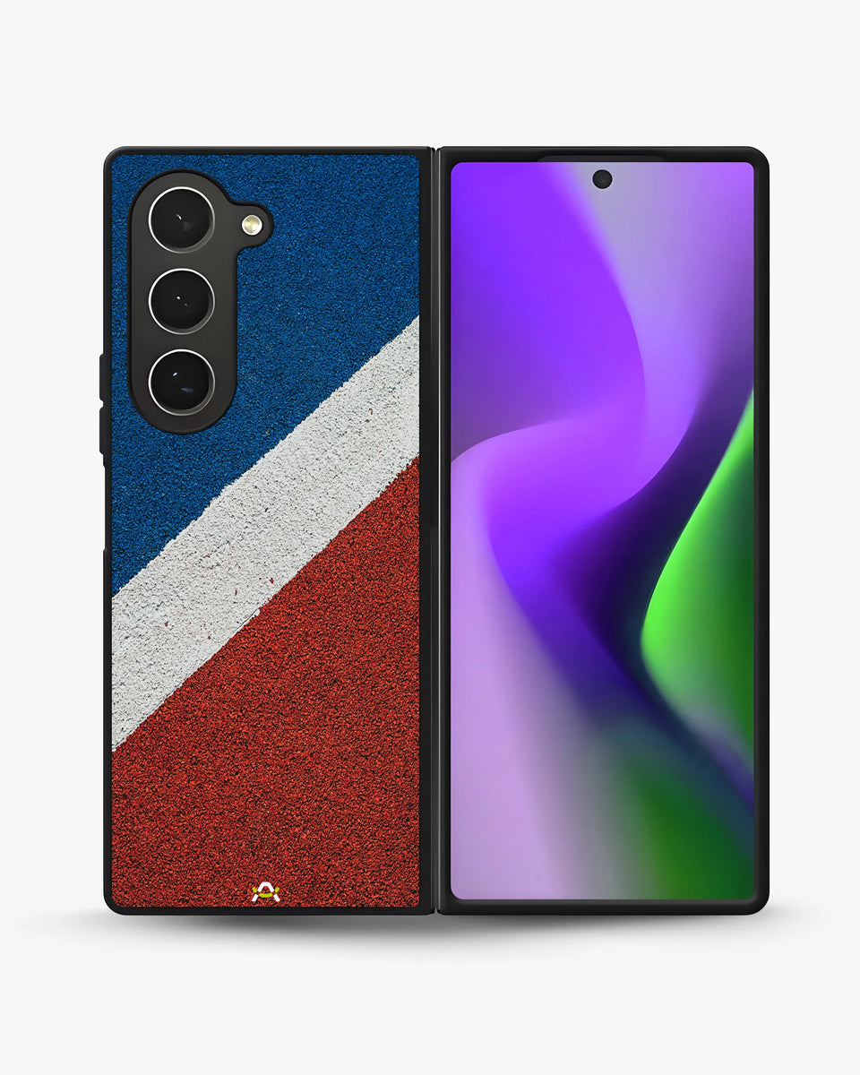 Creslia diagonal stripes phone case - diagonal stripes phone case samsung galaxy z fold 6