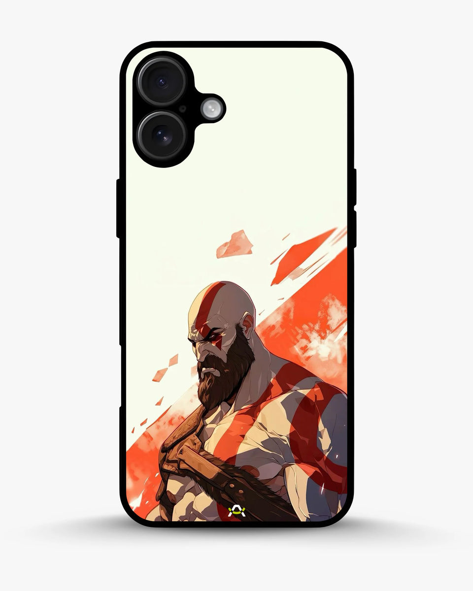 Creslia fierce warrior red phone case - fierce warrior red phone case iphone 16