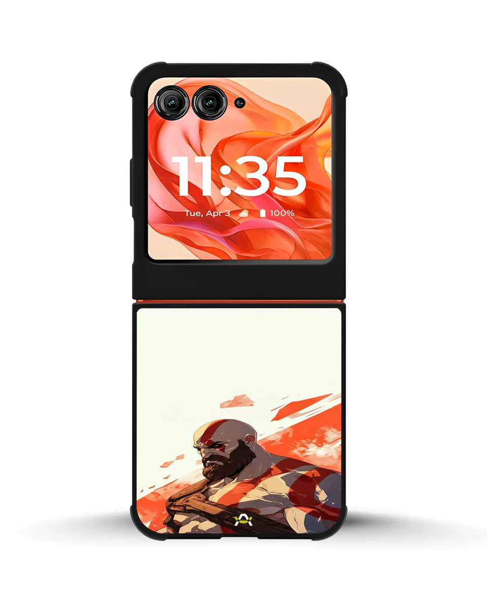 Creslia fierce warrior red phone case - fierce warrior red phone case motorola razr ultra 2025
