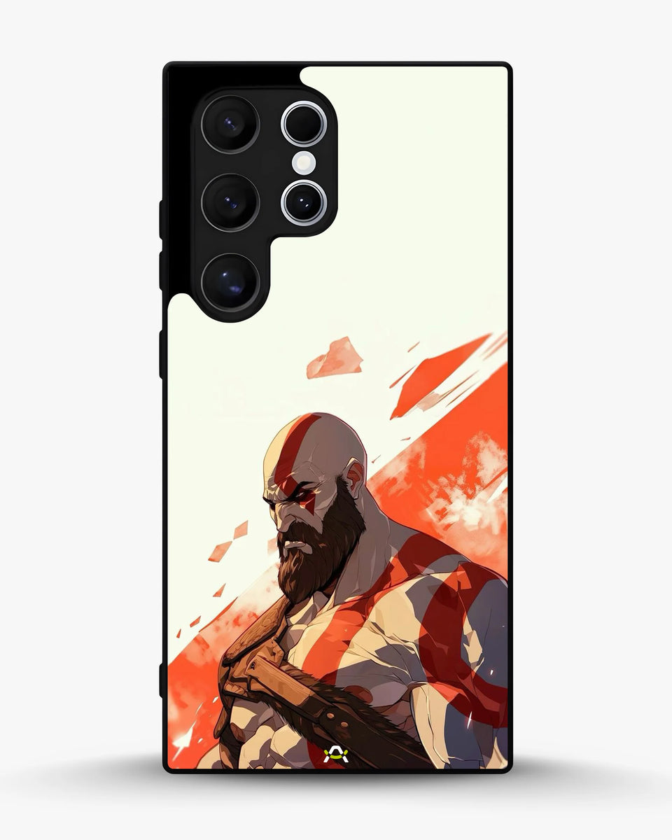 Creslia fierce warrior red phone case - fierce warrior red phone case samsung galaxy s22 ultra
