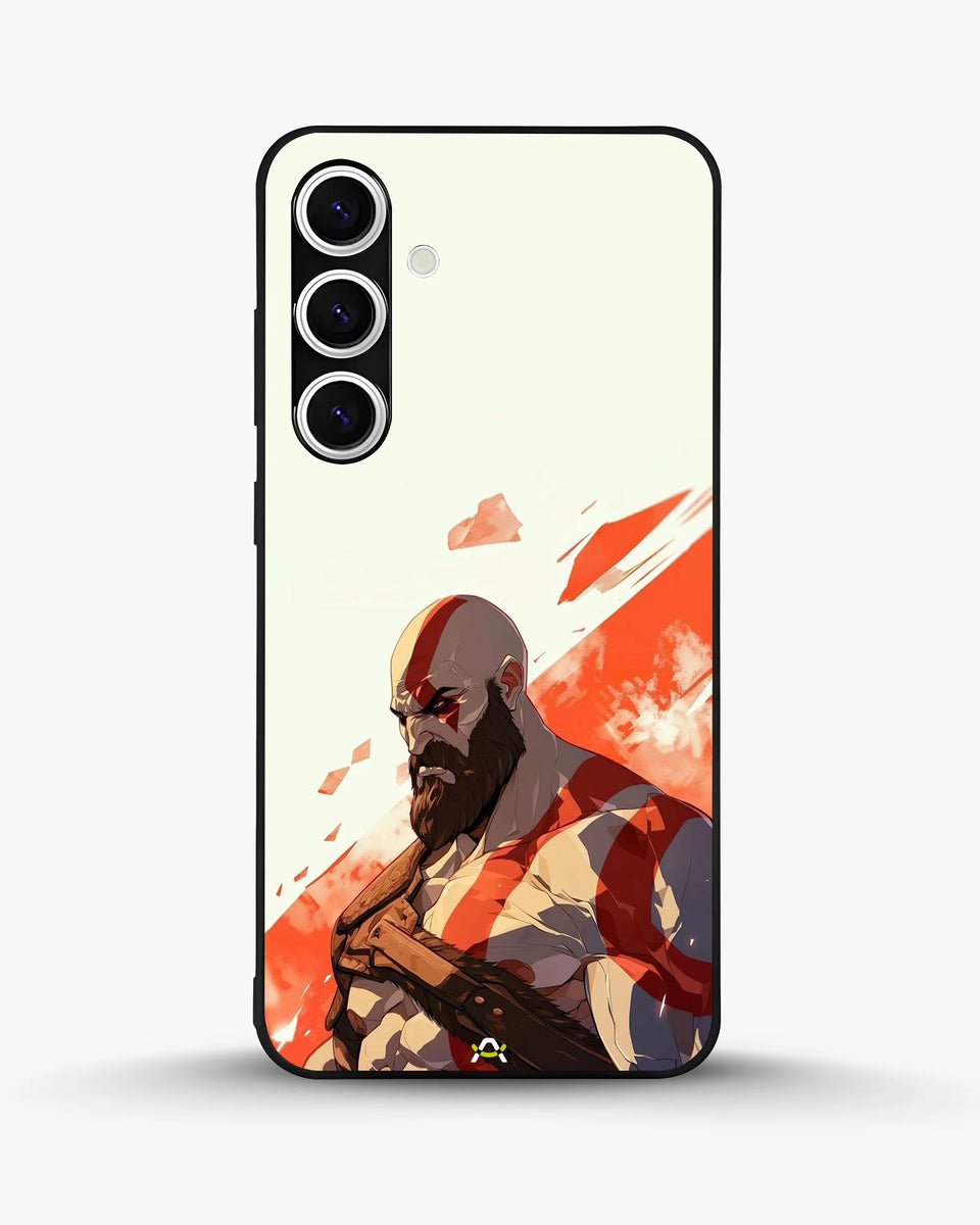 Creslia fierce warrior red phone case - fierce warrior red phone case samsung galaxy s25 plus