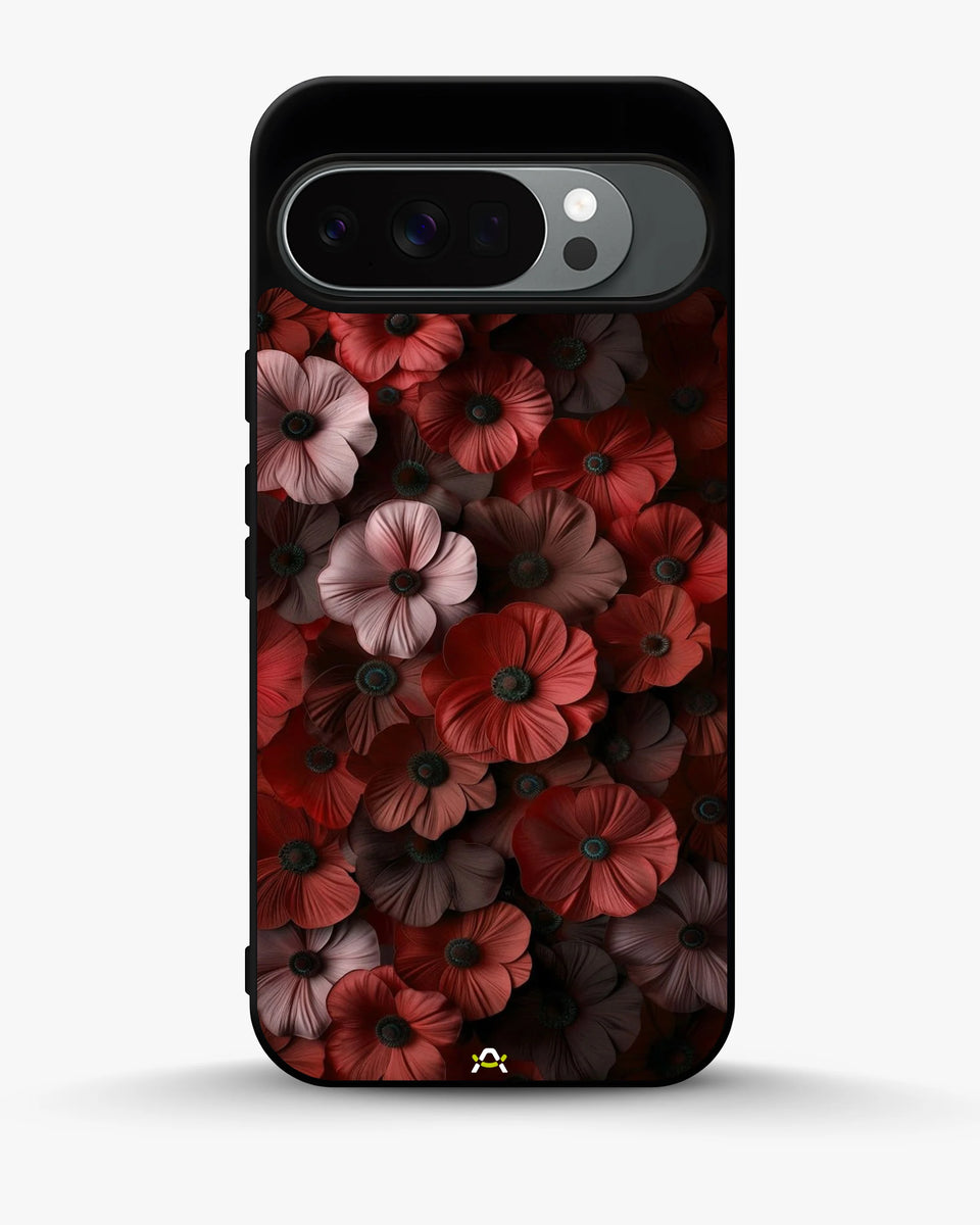 Creslia floral phone case red - floral phone case red google pixel 10 pro
