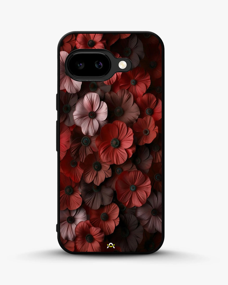 Creslia floral phone case red - floral phone case red google pixel 9a