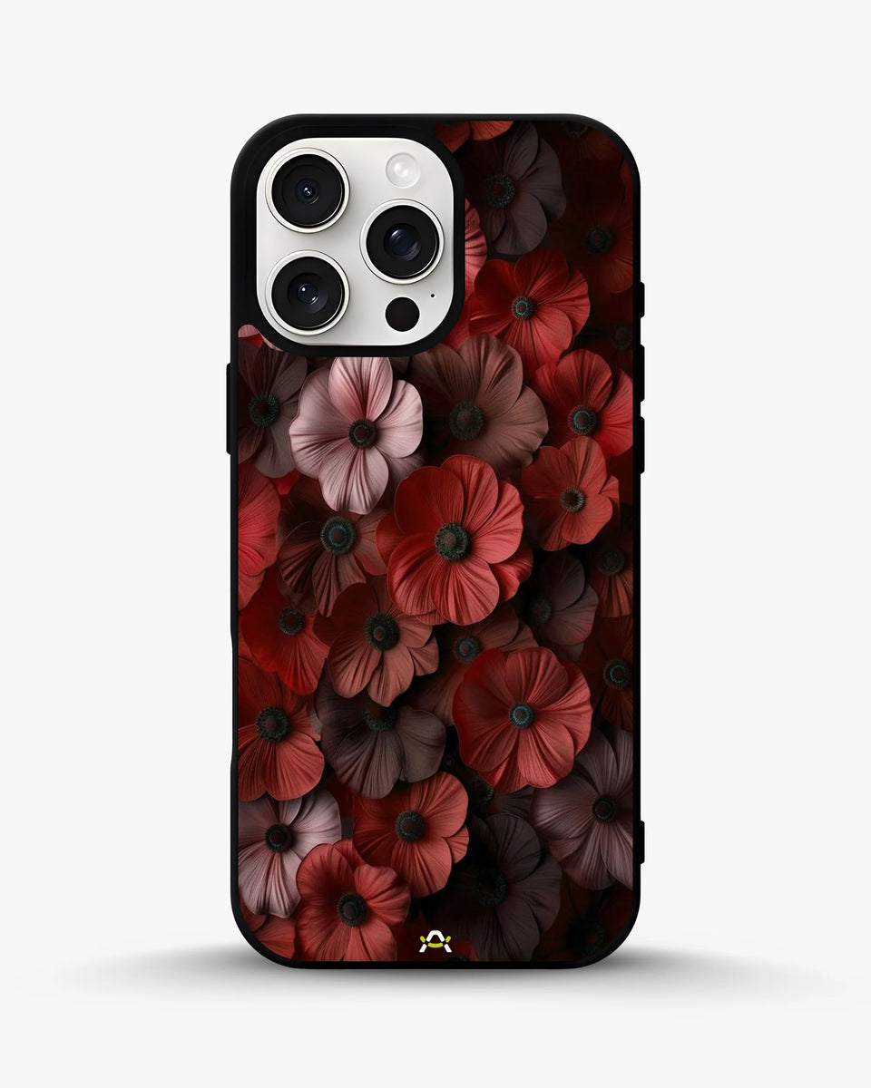 Creslia floral phone case red - floral phone case red iphone 12 pro max