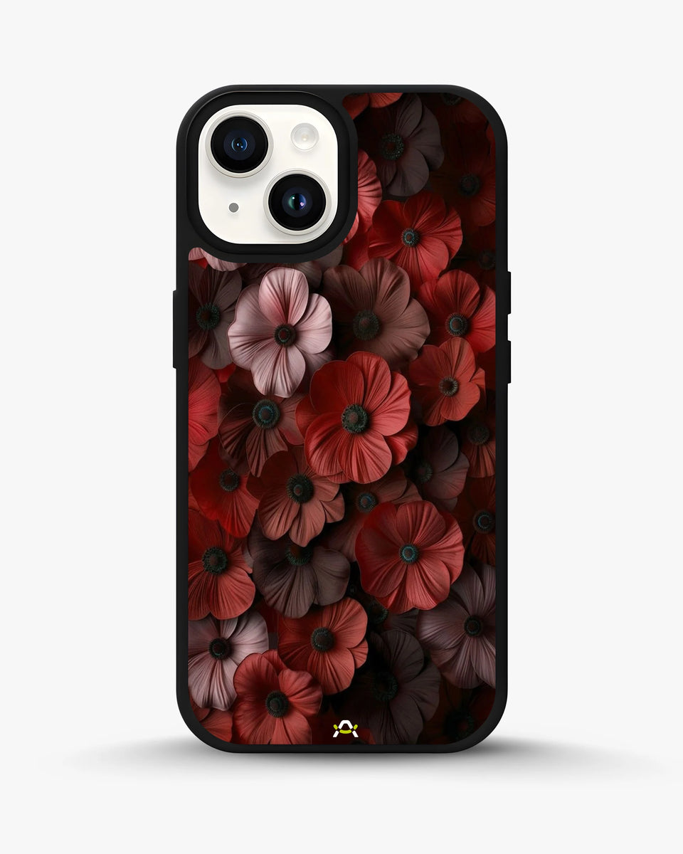 Creslia floral phone case red - floral phone case red iphone 14