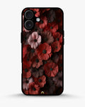 Creslia floral phone case red - floral phone case red iphone 16 plus