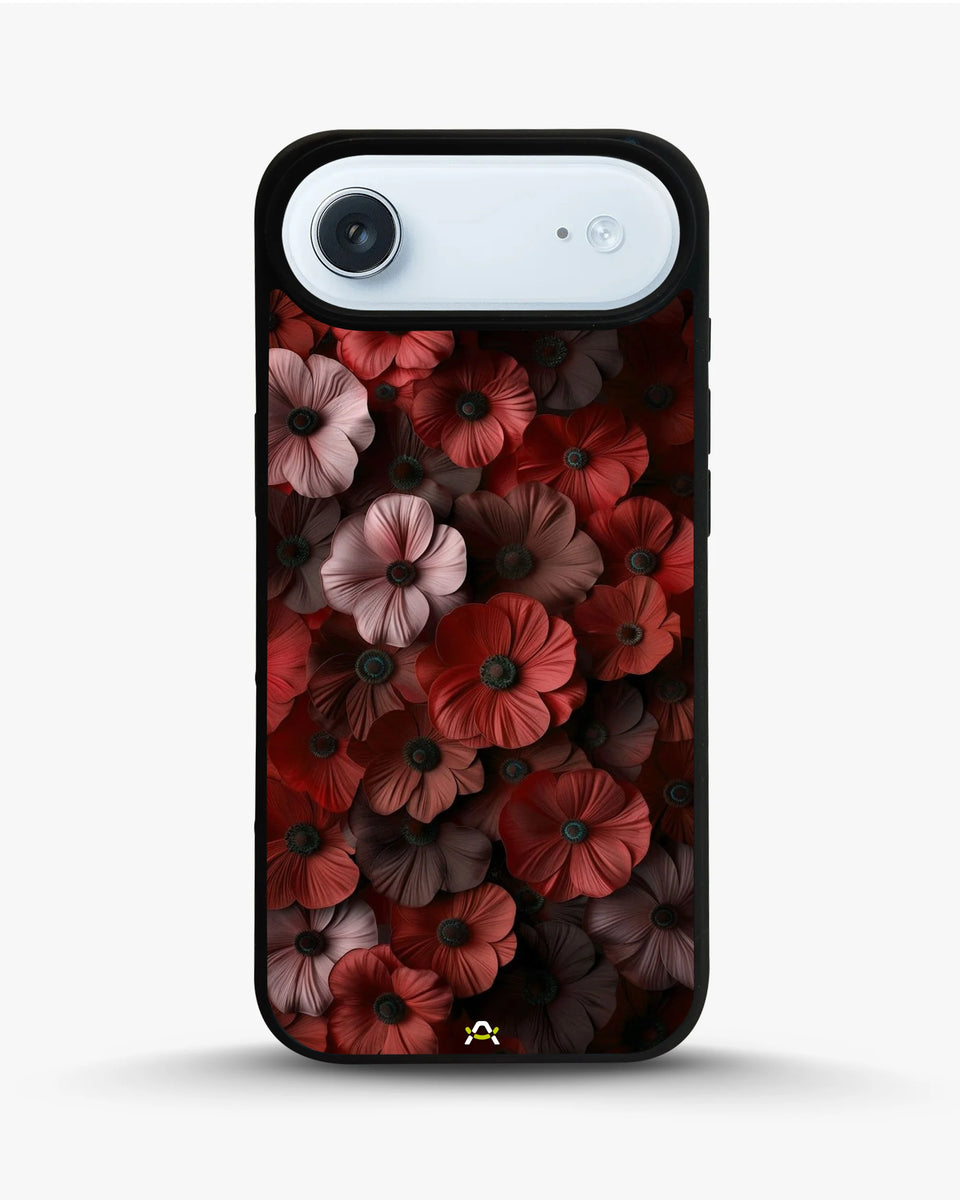 Creslia floral phone case red - floral phone case red iphone 17 air