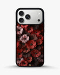 Creslia floral phone case red - floral phone case red iphone 17 pro