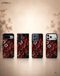 Creslia floral phone case red - floral phone case red mobile banner