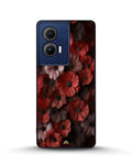 Creslia floral phone case red - floral phone case red motorola edge 2024