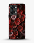 Creslia floral phone case red - floral phone case red oneplus nord 2t