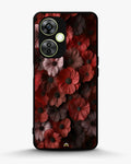 Creslia floral phone case red - floral phone case red oneplus nord ce3 lite