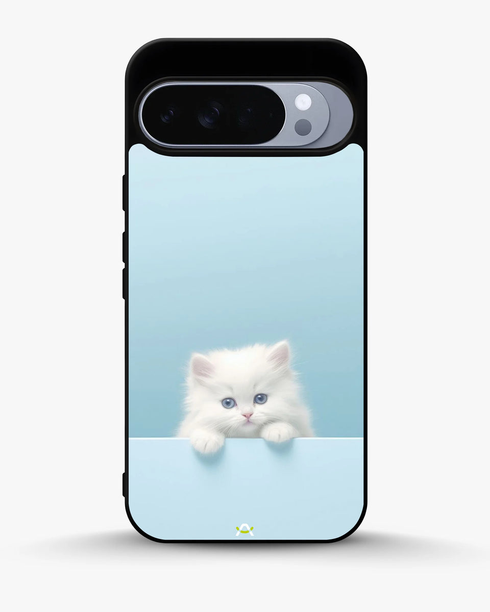 Creslia fluffy kitten face phone case - fluffy kitten face phone case google pixel 10 pro xl