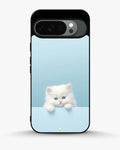 Creslia fluffy kitten face phone case - fluffy kitten face phone case google pixel 10 pro