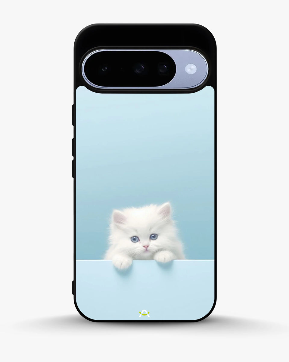Creslia fluffy kitten face phone case - fluffy kitten face phone case google pixel 10