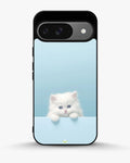 Creslia fluffy kitten face phone case - fluffy kitten face phone case google pixel 9