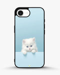 Creslia fluffy kitten face phone case - fluffy kitten face phone case iphone 16e