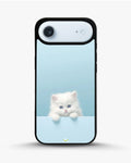 Creslia fluffy kitten face phone case - fluffy kitten face phone case iphone 17 air