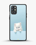 Creslia fluffy kitten face phone case - fluffy kitten face phone case oneplus 9r