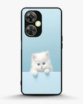 Creslia fluffy kitten face phone case - fluffy kitten face phone case oneplus nord ce3 lite