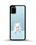 Creslia fluffy kitten face phone case - fluffy kitten face phone case samsung galaxy s20 fe