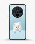 Creslia fluffy kitten face phone case - fluffy kitten face phone case vivo x200
