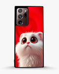 Creslia fluffy white cat phone case - fluffy white cat phone case samsung galaxy note 20 ultra