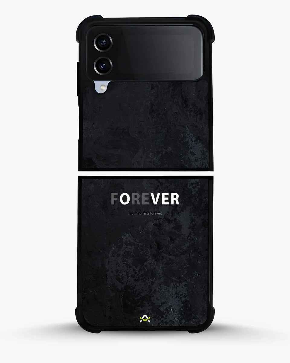 Creslia forever typography phone case - forever typography phone case samsung galaxy z flip 4
