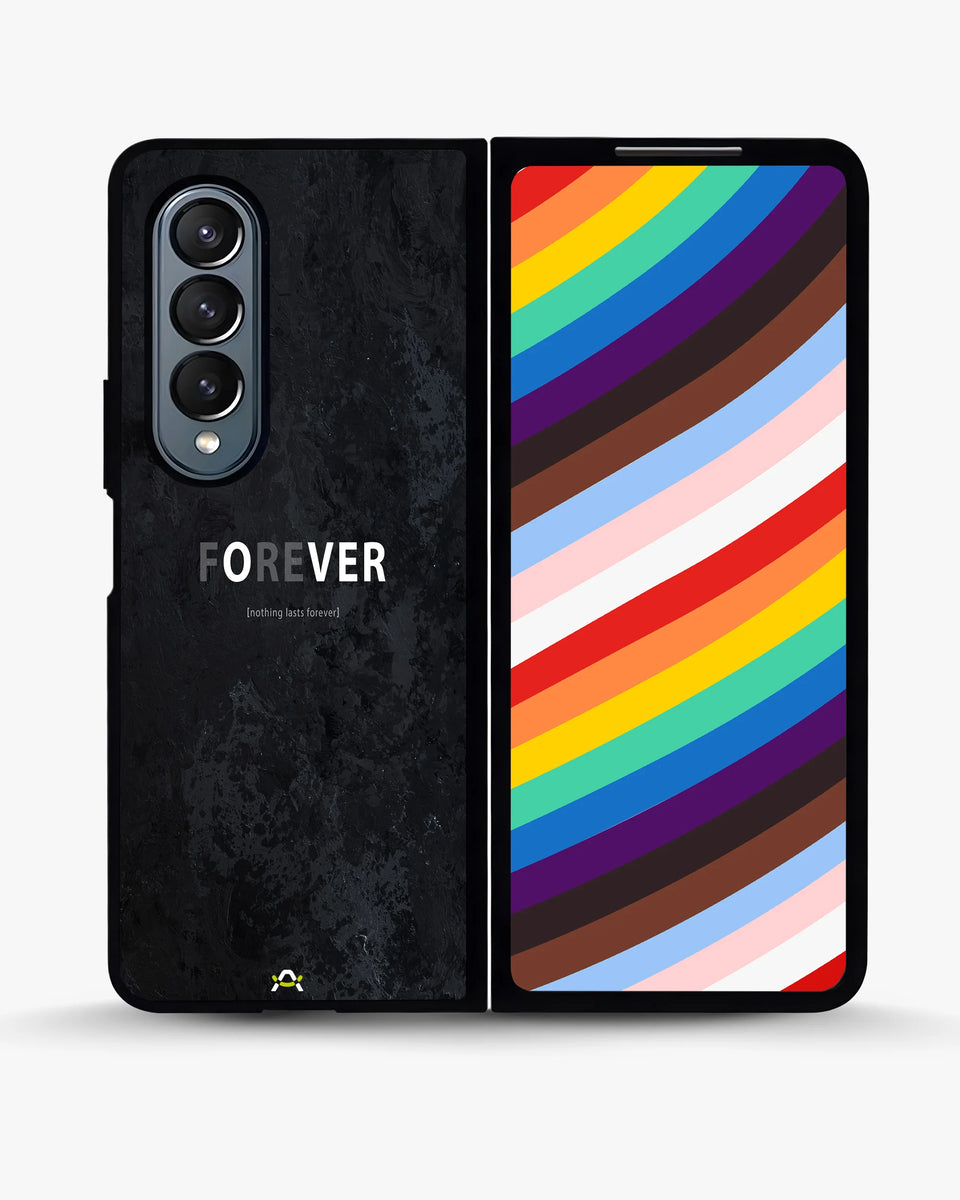 Creslia forever typography phone case - forever typography phone case samsung galaxy z fold 4