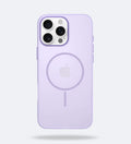 Frosted Ultra-Thin iPhone Case with MagSafe – Purple – lifestyle shot