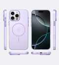 Frosted Ultra-Thin iPhone Case with MagSafe – Purple – side view
