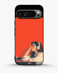 Creslia girl headphones art phone case - girl headphones art phone case google pixel 9 pro xl