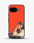 Creslia girl headphones art phone case - girl headphones art phone case google pixel 9a