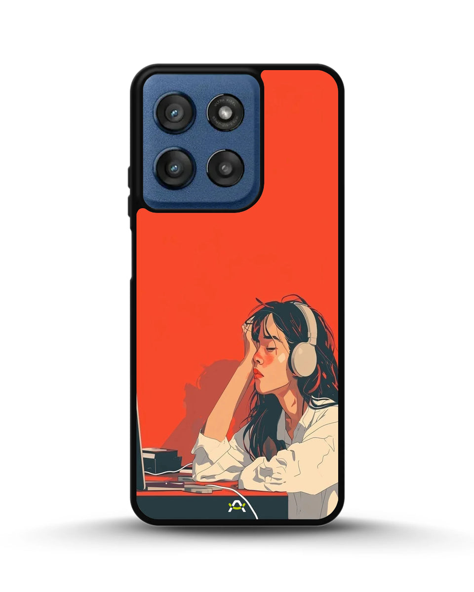 Creslia girl headphones art phone case - girl headphones art phone case moto g stylus 5g 2024