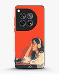Creslia girl headphones art phone case - girl headphones art phone case oneplus 12r