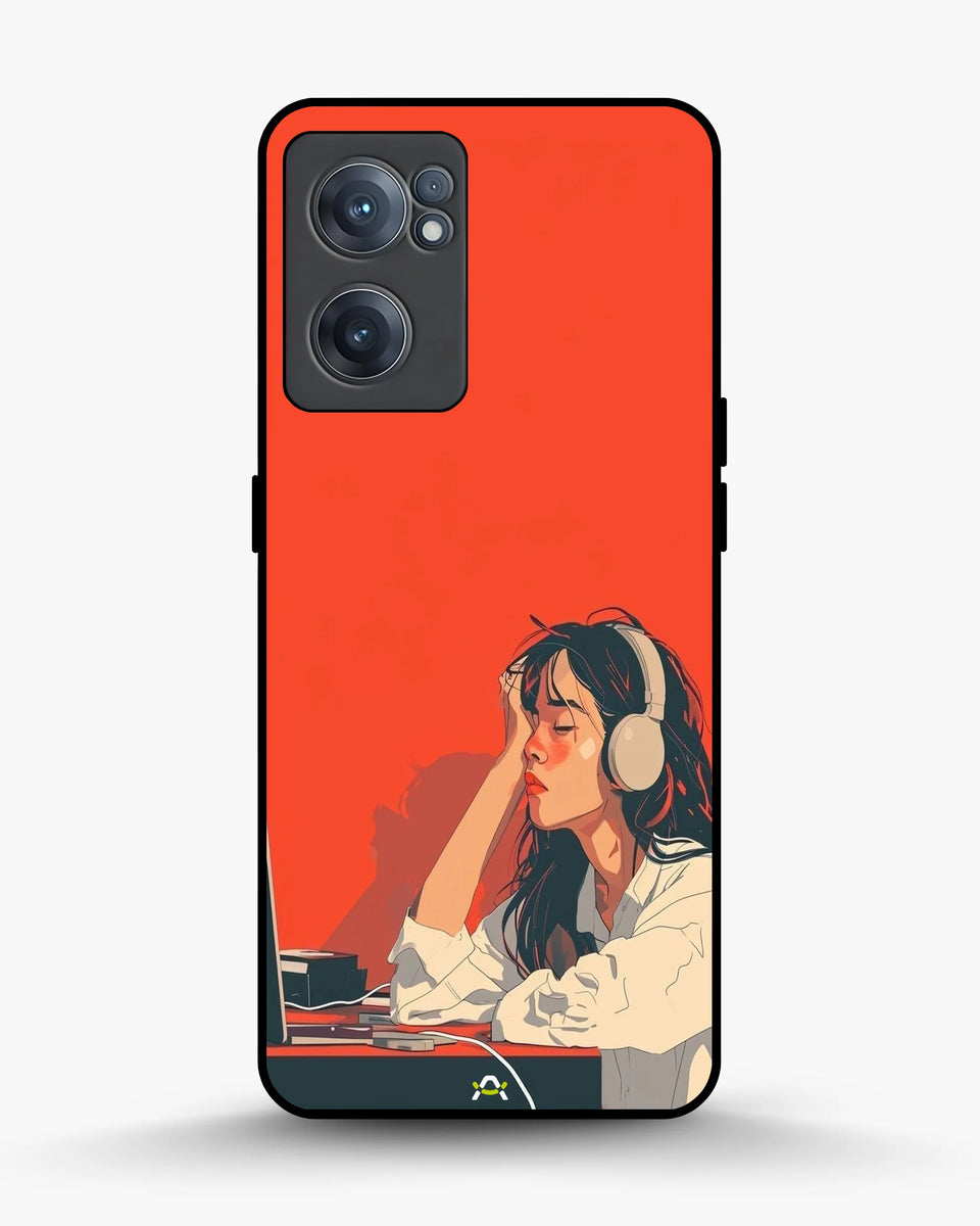 Creslia girl headphones art phone case - girl headphones art phone case oneplus nord ce2