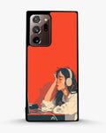 Creslia girl headphones art phone case - girl headphones art phone case samsung galaxy note 20 ultra