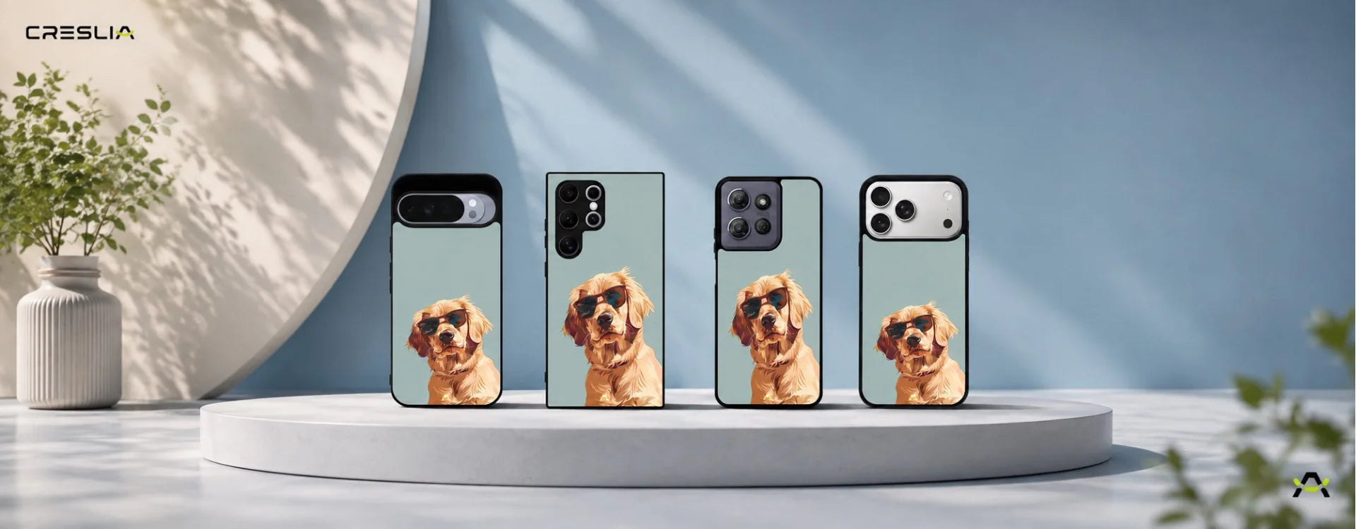 Creslia glossy phone case - glossy phone case desktop banner