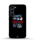 Creslia glossy printed phone case cover - glossy printed phone case cover samsung galaxy s23