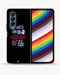 Creslia glossy printed phone case cover - glossy printed phone case cover samsung galaxy z fold 4