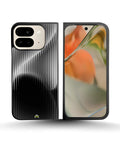 Creslia gradient stripes phone case - gradient stripes phone case google pixel 10 pro fold