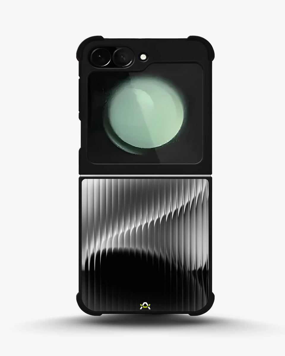 Creslia gradient stripes phone case - gradient stripes phone case samsung galaxy z flip 6