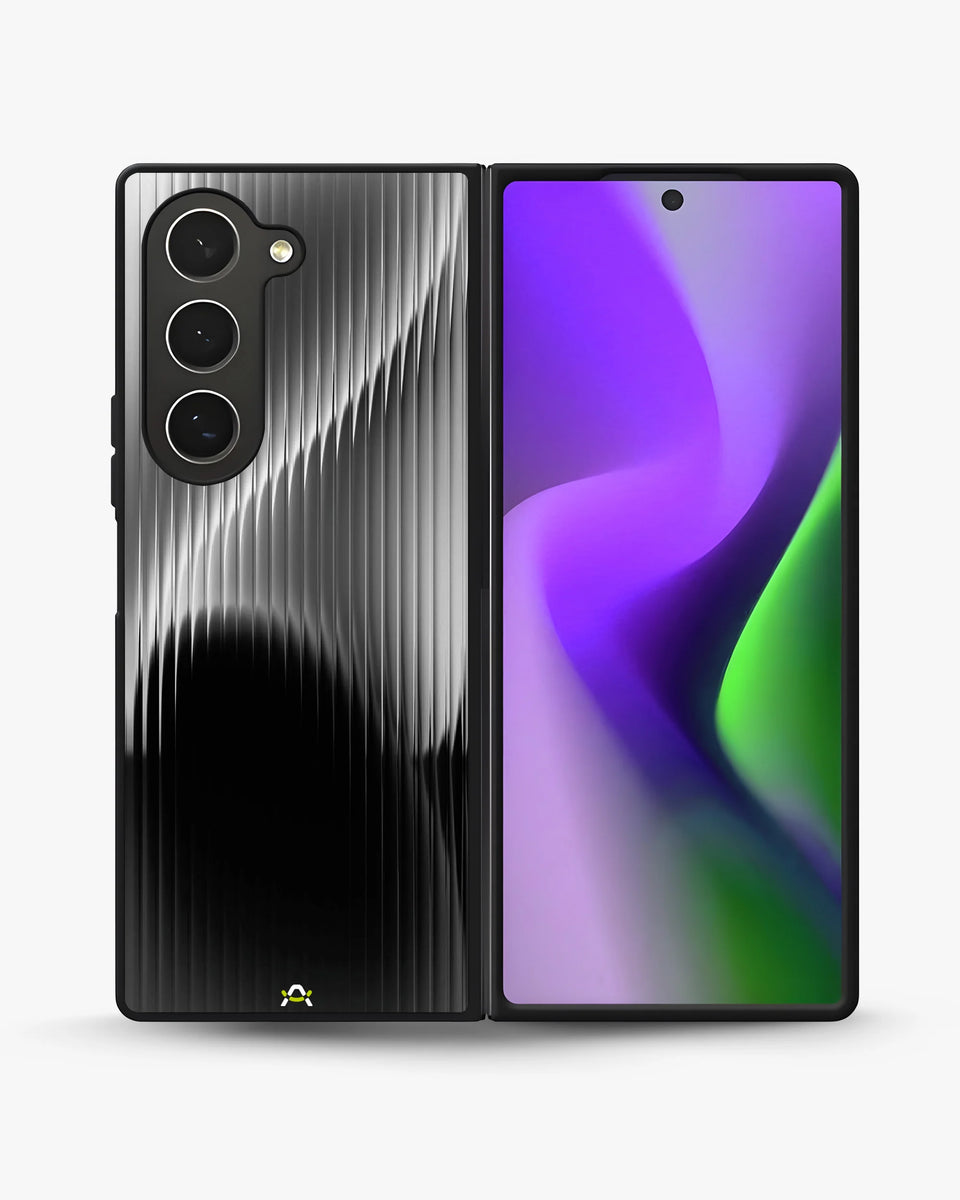 Creslia gradient stripes phone case - gradient stripes phone case samsung galaxy z fold 6