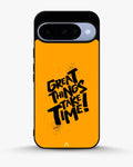Creslia great things take time phone case - great things take time phone case google pixel 10